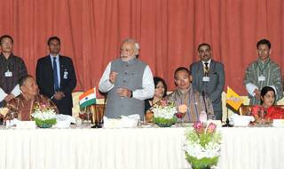 Narendra Modi's first day of Bhutan trip in 15 tweets!