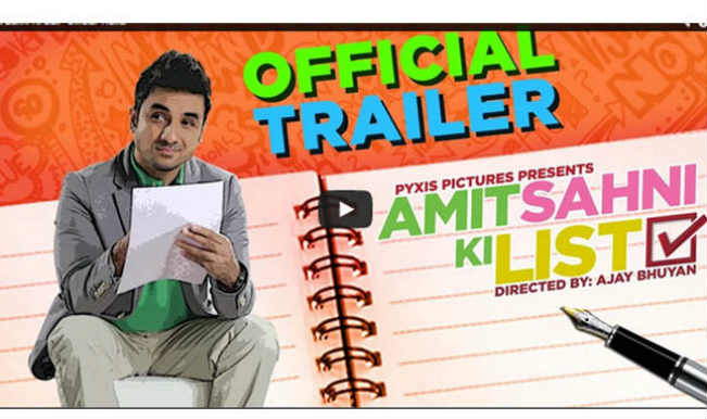 'Amit Sahni Ki List' official trailer out: Vir Das is back with his funny bone!