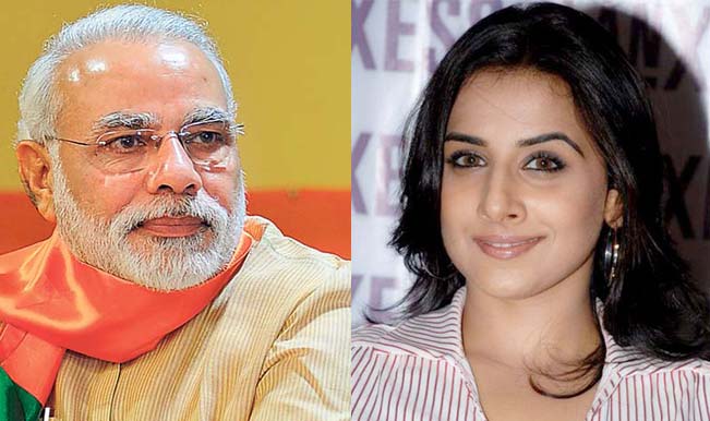 Is Vidya Balan copying Narendra Modi?