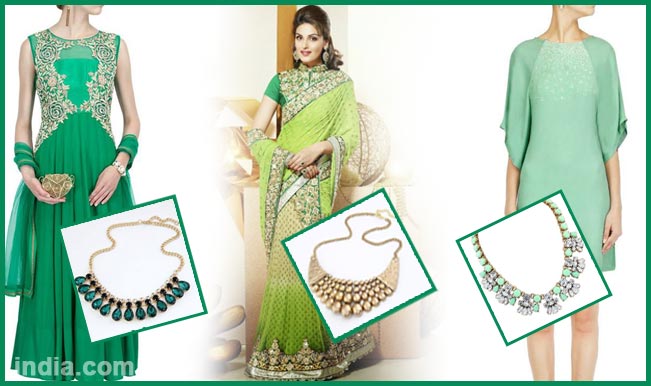 Navratri 2016: Day 7 colour Green, get the festive look right with these 3 ensembles