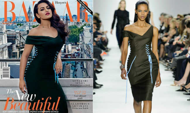 Sonakshi Sinha on Harper's Bazaar cover: Elegant in a Dior dress!