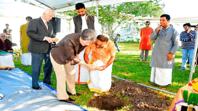 Houston Namadwaar Holds Bhoomi Pooja to Inaugurate New Prayer House