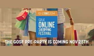 GOSF 2014 pre-party launch; The great online shopping festival begins from December 10