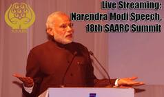 Live streaming of PM Modi speech at 18th SAARC Summit in Nepal