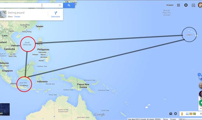 Image result for MH370 asian bermuda