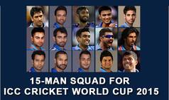 Know all the players of Team India for ICC Cricket World Cup 2015: Final 15-player squad announced