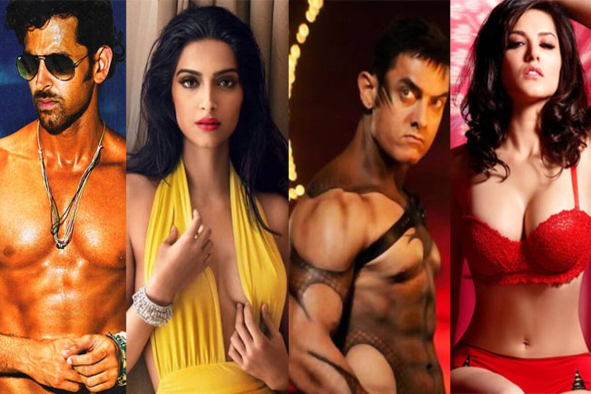 Xxx Video Sunny Leone Vs Kareena Kapoor - 10 sexy skinshows of 2014: Aamir Khan, Sunny Leone, Hrithik Roshan ...