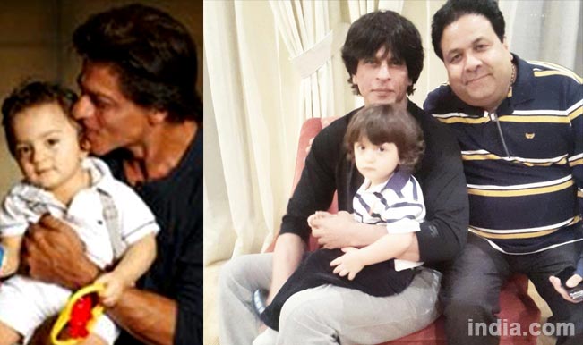 Shah Rukh Khan & AbRam welcome New Year 2015: Rajeev Shukla tweets ...