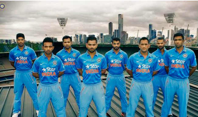 india cricket team t shirt 2015