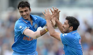 India vs Australia ICC Cricket World Cup 2015 Warm-up Match 1 Video Highlights: David Warner dismissed by Axar Patel after belligerent ton