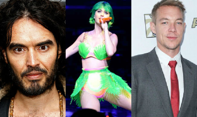 Russell Brand, Diplo cheer Katy Perry