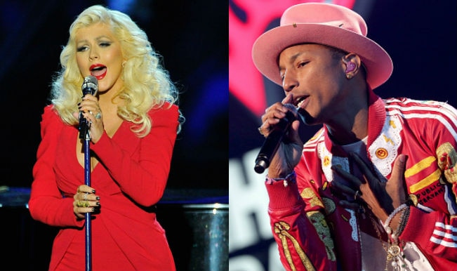 Christina Aguilera collaborates with Pharrell Williams