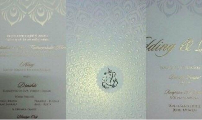 Revealed: Madhubala star Drashti Dhami and Neeraj Khemka s wedding card!