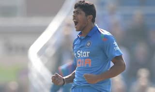 India vs Australia ICC Cricket World Cup 2015 Warm-up Match 1: Steve Smith dismissed by Umesh Yadav