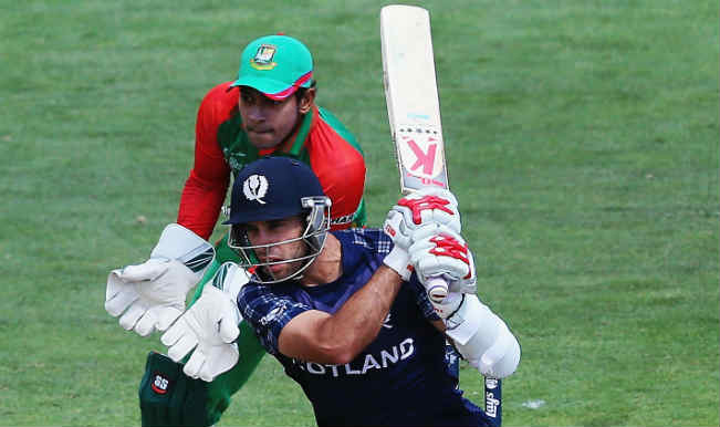 Kyle Coetzer OUT! Bangladesh vs Scotland, ICC Cricket World Cup 2015 – Watch Full Video Highlights of the wicket