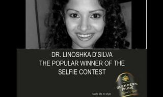 Blenders Pride Fashion Selfie: Young doctor Linoshka D'Silva wins selfie contest