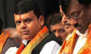 Maharashtra Chief Minister Devendra Fadanvis’s chopper lands following bad weather in Rajkot