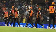 देखिये किंग्स इलेवन पंजाब और सनराइजर्स हैदराबाद के बीच हुए मैच की कुछ तस्वीरें