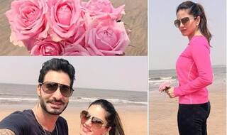 OMG! Sunny Leone spotted with husband Daniel Weber at Mumbai's Juhu beach!