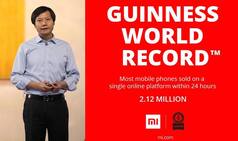 Xiaomi beats Alibaba's Guinness World Record for maximum phones sold online in a day