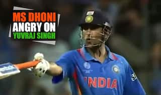 Does MS Dhoni lose temper? Watch Captain Cool lambast Yuvraj Singh in ICC Cricket World Cup 2011 final