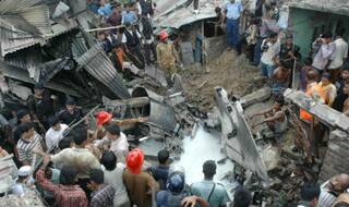 Bangladesh Air Force jet crashes, pilot missing