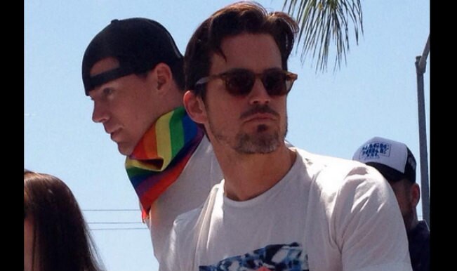 Channing Tatum, Matt Bomer dance at Gay Pride Parade