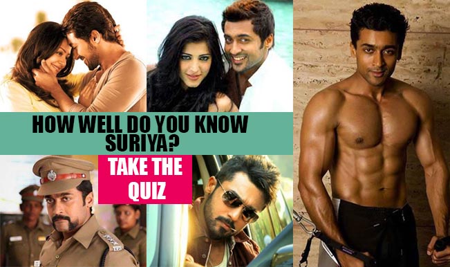 How well do you know Suriya the 'Singham' of Kollywood?
