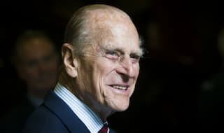Queen Elizabeth II's husband Prince Philip loses patience with photographer