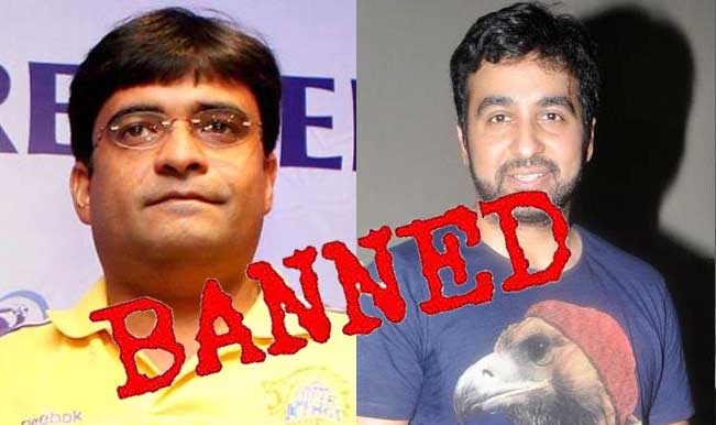 IPL spot-fixing: Gurunath Meiyappan, Raj Kundra banned from cricket for life