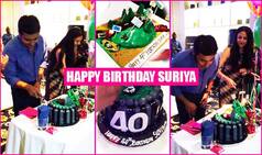Suriya turns a year older; cuts his 40th birthday cake with wife Jyothika
