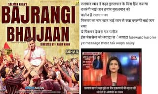 Bajrangi Bhaijaan: Morphed Whatsapp message against Salman Khan goes viral, actor lodges complaint