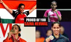 Saina Nehwal wins BWF World Championships silver: 6    First    records of Indian ace!