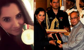 Joyous Sania Mirza eyes US Open 2015 glory after sharing selfie post receiving Khel Ratna award!
