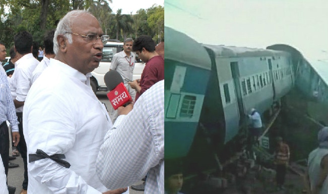 Mallikarjun Kharge blames government for Madhya Pradesh train derailment