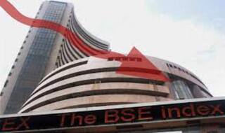 Sensex back in red despite late recovery, ends 97 points down