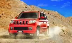 New longer Mahindra TUV model spied