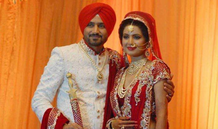 Harbhajan Singh & Geeta Basra wedding photographs: Indian cricketer and ...