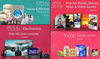 #DiwaliOnAmazonDay2: Splurge on electronics, apparels and home products at the Amazon Great Indian Diwali Sale