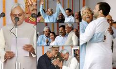 Nitish Kumar takes oath as Chief Minister for fifth time of Bihar, inducts 25 other ministers in his new cabinet (View Pics)