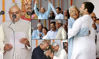 Nitish Kumar takes oath as Chief Minister for fifth time of Bihar, inducts 25 other ministers in his new cabinet (View Pics)