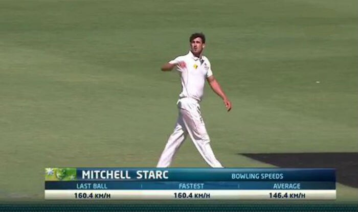 Mitchell Starc Fastest Ball Video Is Here India Com