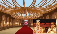 Bahubali team designs set worth Rs 50 crore for NRI businessman Ravi Pillai's daughter Arathi Pillai wedding!