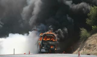 Violence erupts in Nepal once again, Indian tourist bus set ablaze