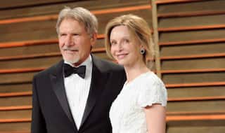 Harrison Ford learning to text: Calista Flockhart