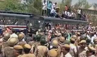 BJP workers demand CM Arvind Kejriwal's resignation over auto permit scam