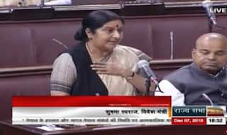 Sushma Swaraj in Parliament: Denies India's role in Madhesi agitation against Nepal government