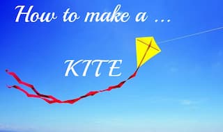 DIY Kite: This kite made from junk materials will fly high