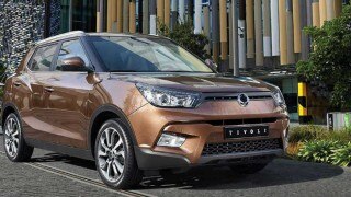 Mahindra's new car Ssangyong Tivoli spotted in India