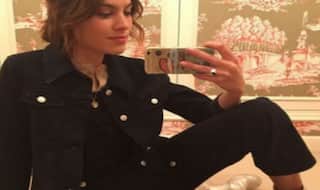 Alexander Skarsgard meets Alexa Chung's parents